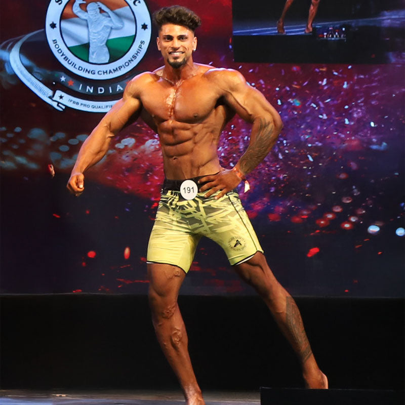 Yellow Harvy Men's Physique Shorts – Athlisis Sports- Speed