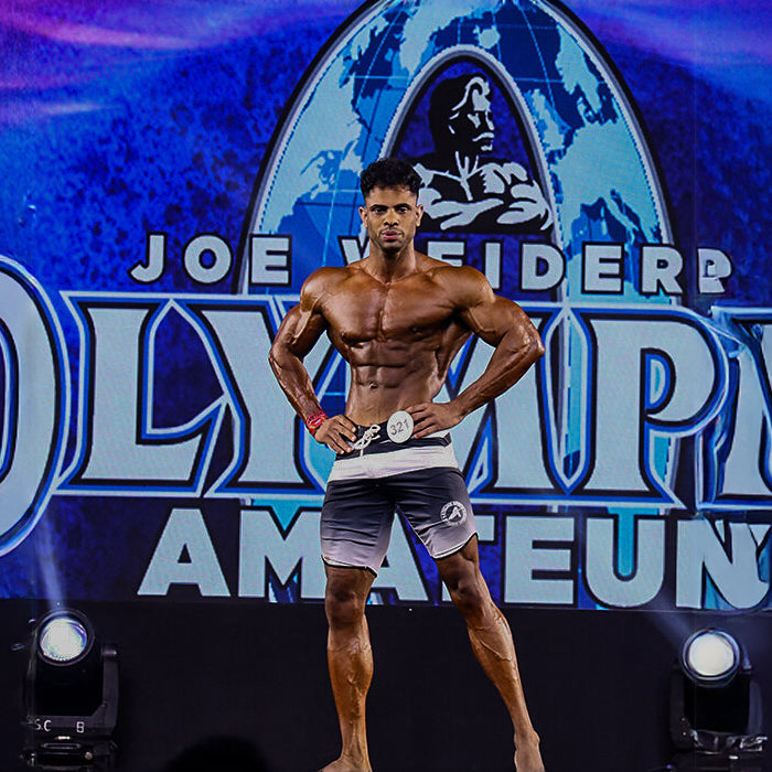 Salt & Pepper Men's Physique Shorts Athlisis Sports