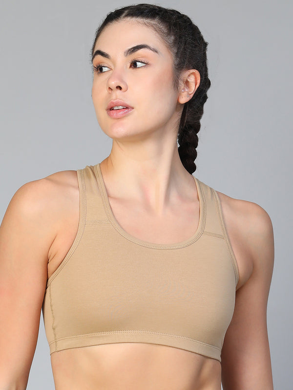 Everyday Support Sports Bra Tan