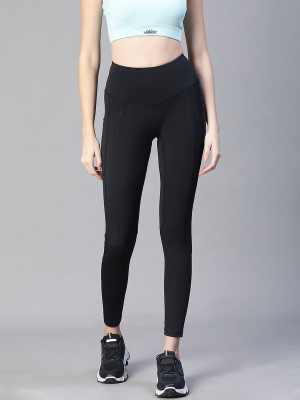 Kinetic Panel Legging Black