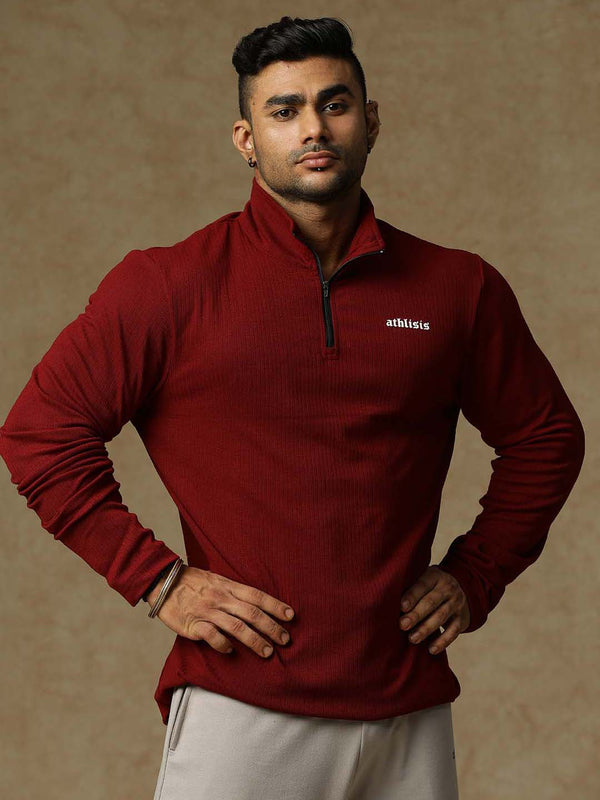 808 Old School Pullovers Maroon