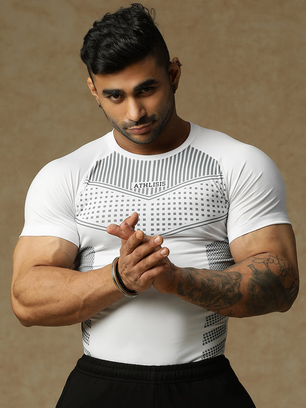 808 Compression T-Shirts White