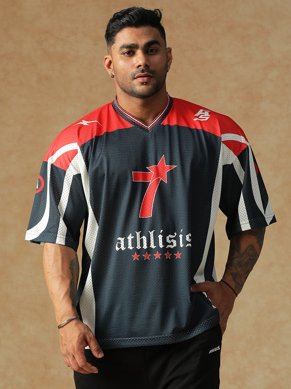 Power Mesh Jersey Navy