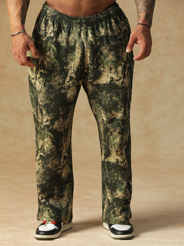 Camo Fusion Sweatpants Green