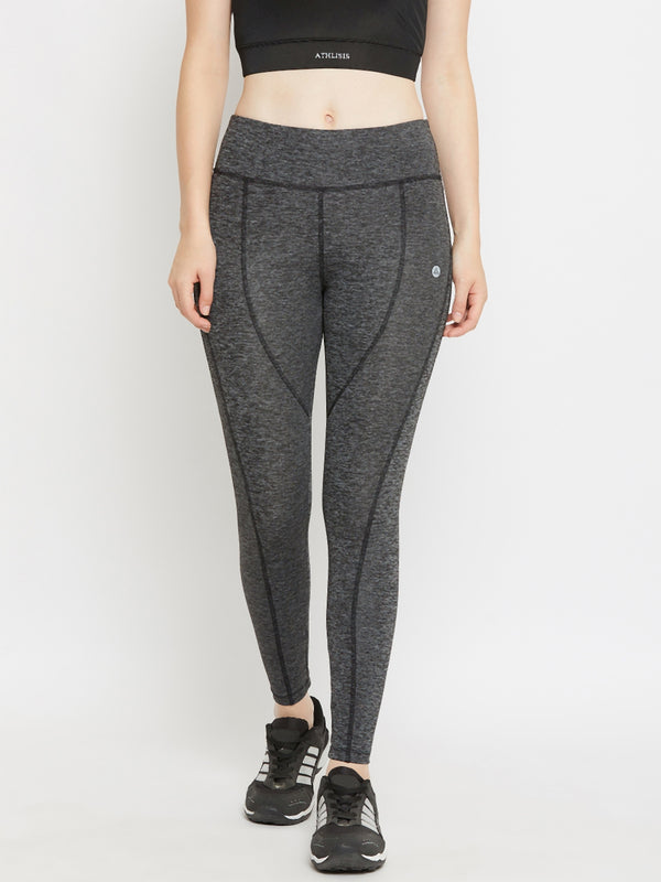 Stride Legging Grey Melange