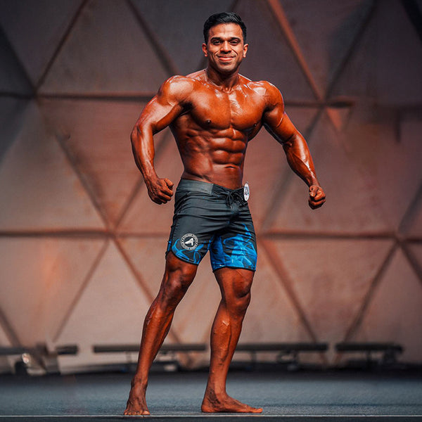 Electric Blue Men's Physique Shorts