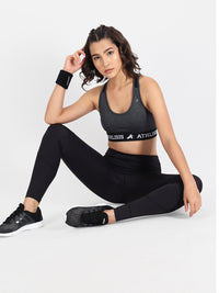 Active Sports Bra Gray Melange