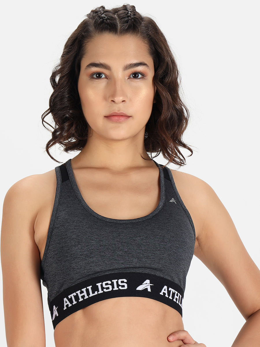 Active Sports Bra Gray Melange