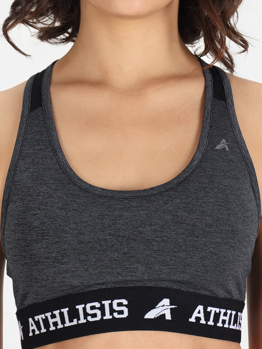 Active Sports Bra Gray Melange