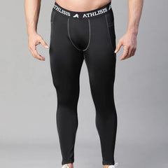 Nylon Basic Compression Tights Black