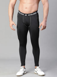Nylon Basic Compression Tights Black Athlisis Sports