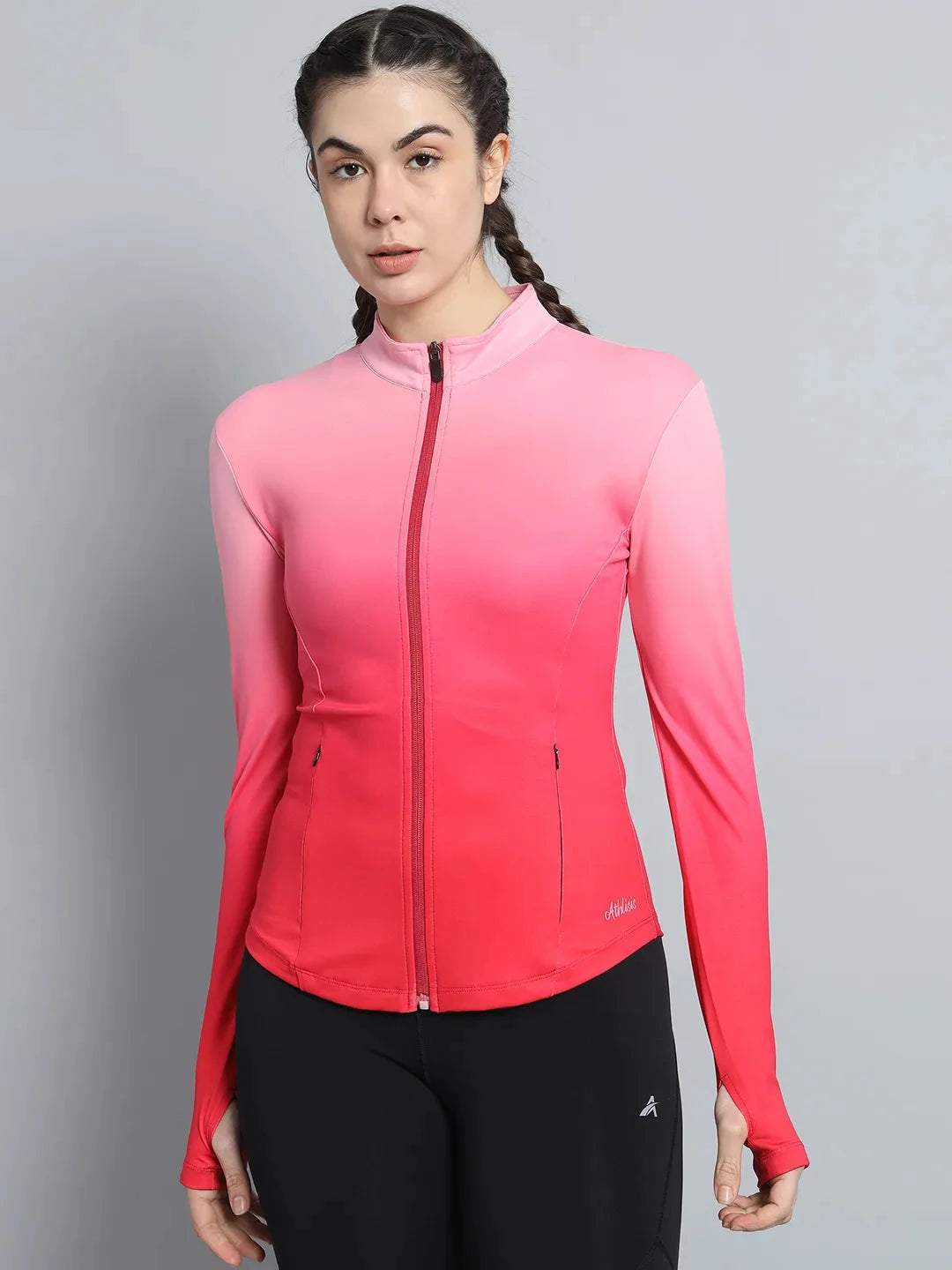 Dual Tone Jacket Hot Pink Athlisis Sports