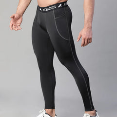 Nylon Basic Compression Tights Black