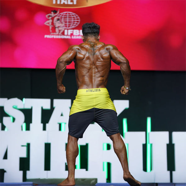 DB Yellow Men's Physique Shorts