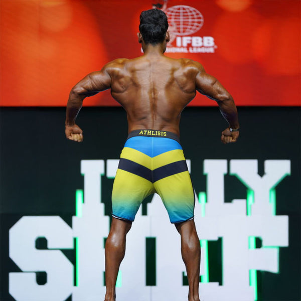 MP YELLOW Men's Physique Shorts