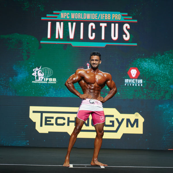 Lvly Pink Men's Physique Shorts