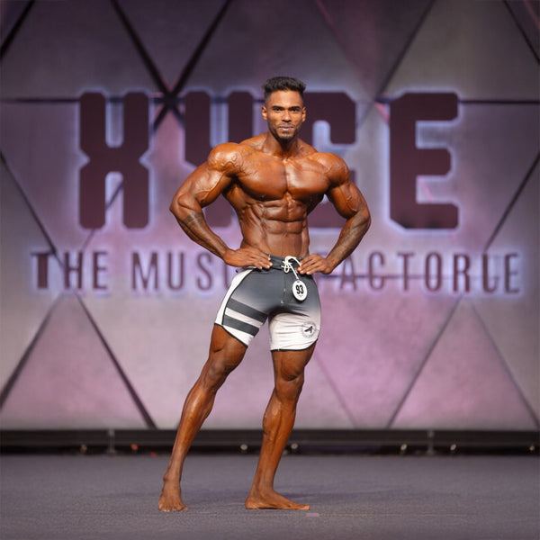 Dual-Tone Graduated Men's Physique Shorts