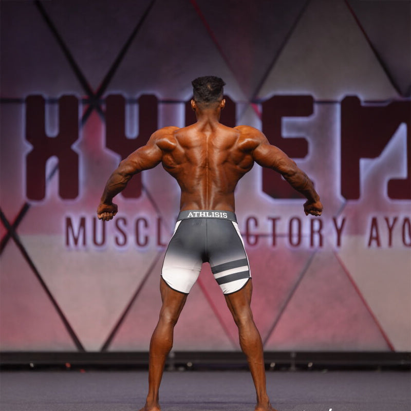 Dual-Tone Graduated Men's Physique Shorts