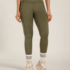 V-Front Legging Olive