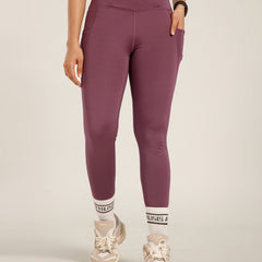 V-Front Legging Mauve