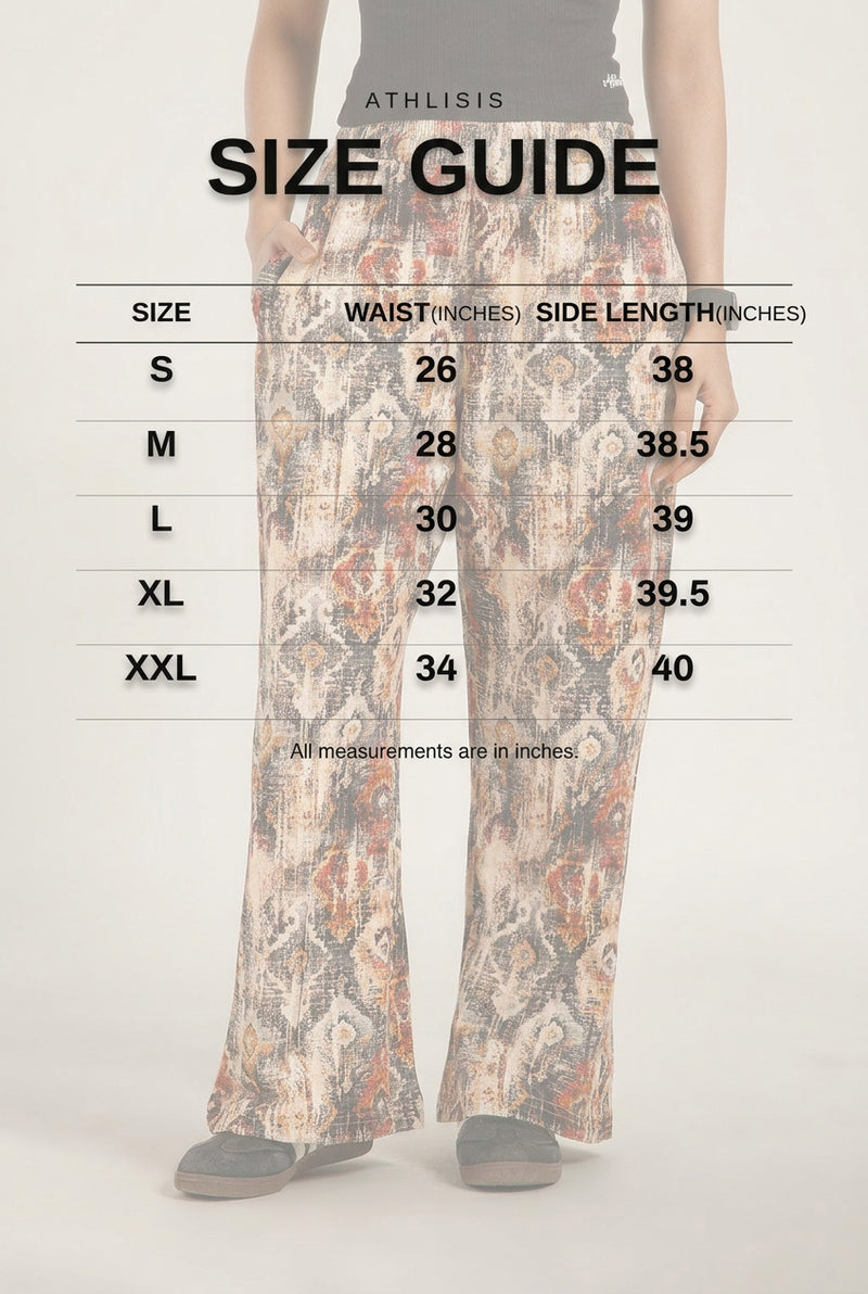 Printed Baggy Heritage Pattern Sweatpants