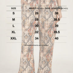 Printed Baggy Heritage Pattern Sweatpants