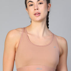 Ruched Sports Bra Skin