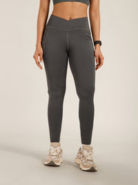 V-Front Legging Gray