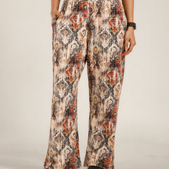 Printed Baggy Heritage Pattern Sweatpants