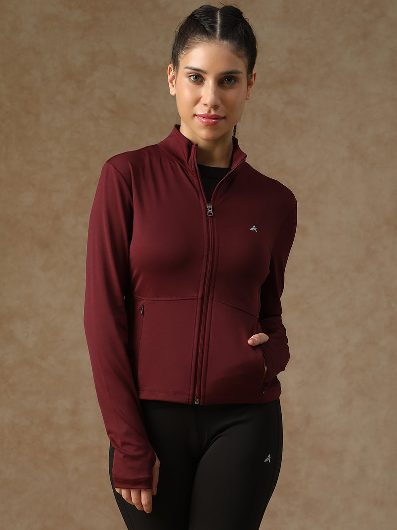 Sculptor Jacket Maroon