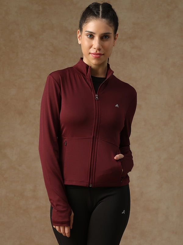 Sculptor Jacket Maroon