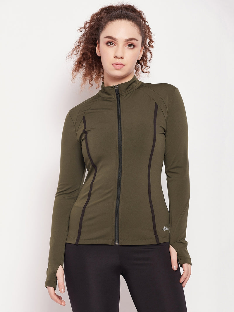 Aero Sculpt Jacket Olive
