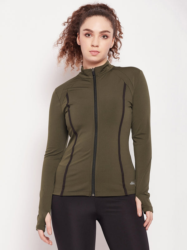 Aero Sculpt Jacket Olive