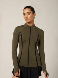 Aero Sculpt Jacket Olive