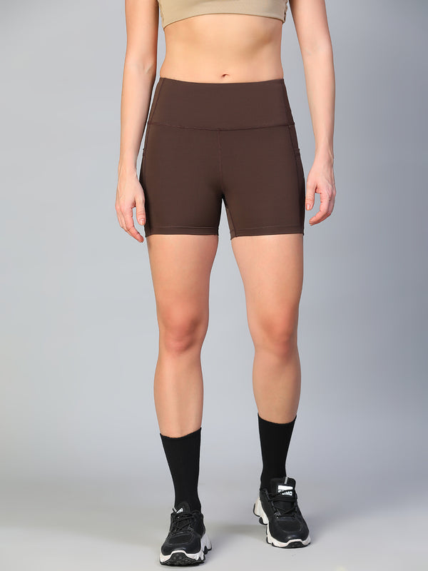 Aura Training Shorts Brown