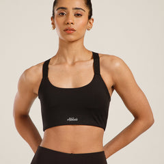 Define Crossback Bra Black