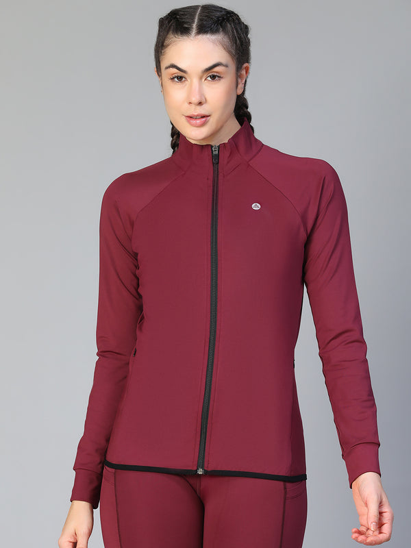 Verve Jacket Maroon