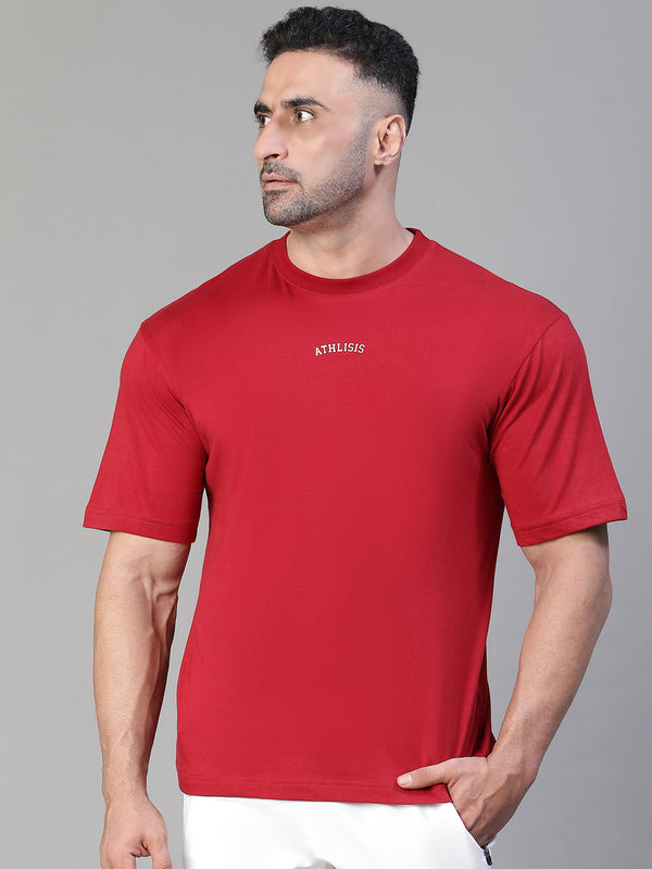 Eagle's Eye Oversized T-Shirt Maroon