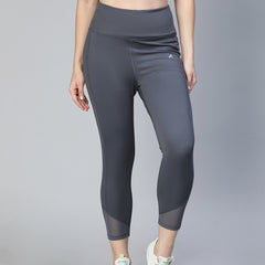 Laser Cut Leggings Gray