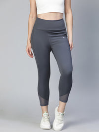 Laser Cut Leggings Gray