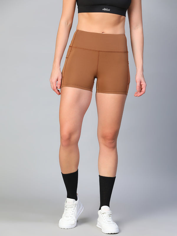 Aura Training Shorts Tan