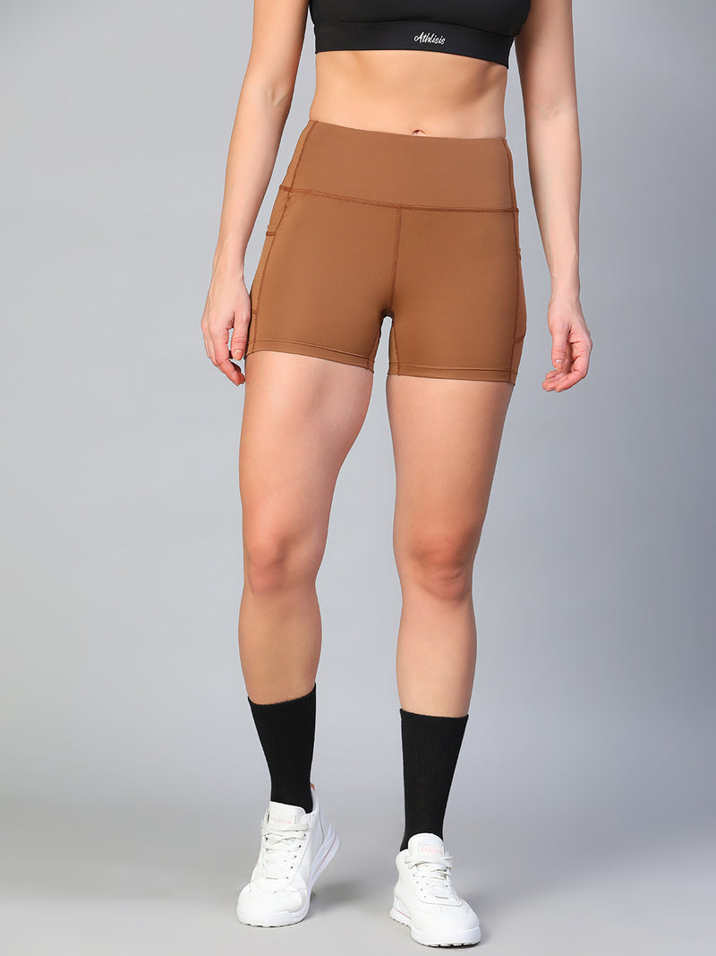 Aura Training Shorts Tan