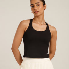 Built In Bra Y Adjustable Top Black