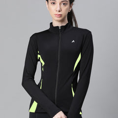 Side Stripe Jacket Black