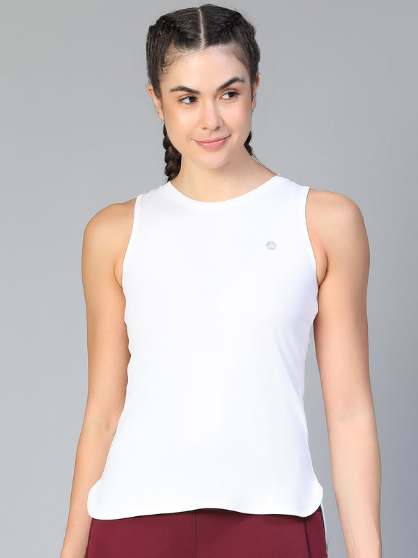 Lunar Shift Tank Top White