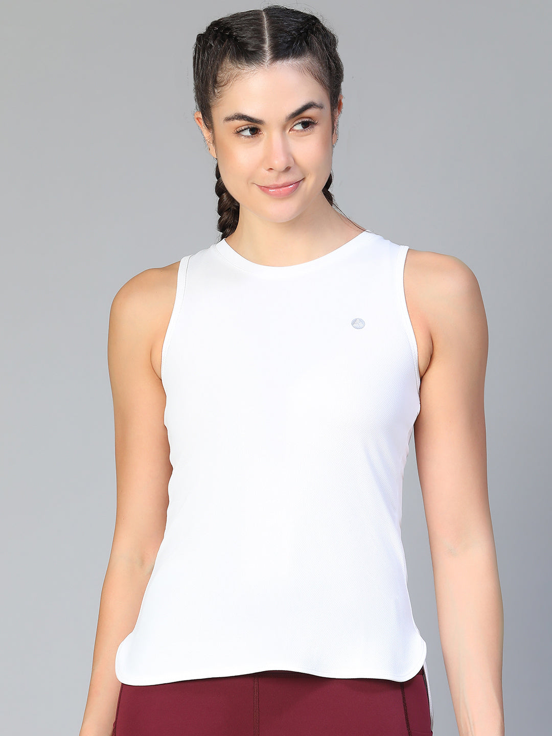 Lunar Shift Tank Top White