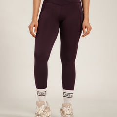 V-Front Legging Wine