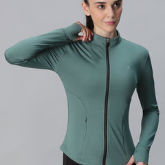 Contour Short Jacket Forest Green