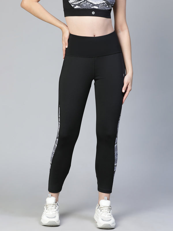 Side Seam Leggings Black