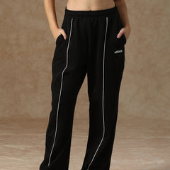 Flow Piping Sweatpants Black